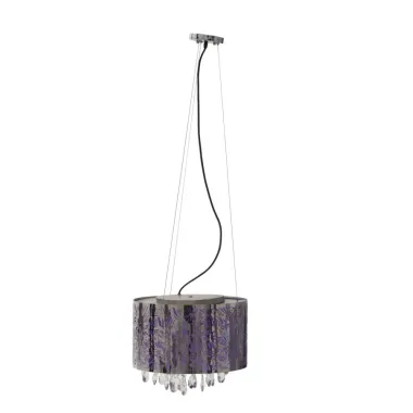 Klosz sufitowy FENICE z kryształami Ø 40 cm